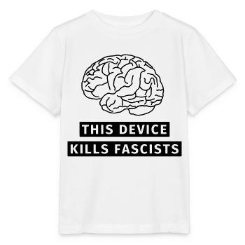 Antifaschismus Antirassismus - Stanley/Stella Kinder T-Shirt MINI CREATOR  - Weiß - Vorne - Maike (125cm)