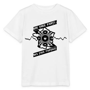 Free Partout! - T-shirt bio MINI CREATOR Stanley/Stella Enfant - blanc - Devant - Maike (125cm)