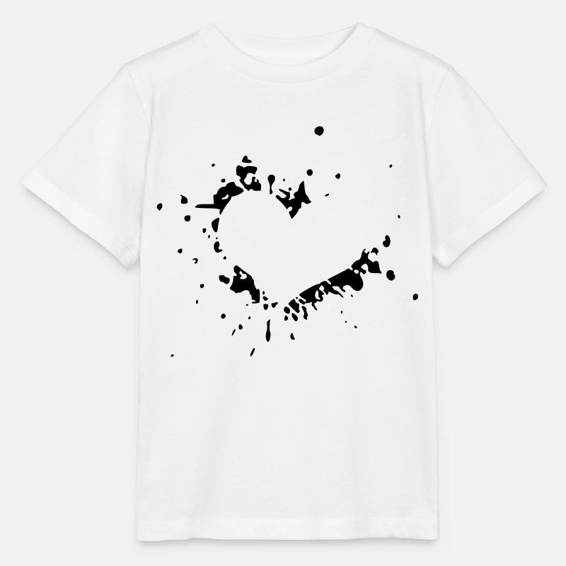 Herz - T-shirt bio MINI CREATOR Stanley/Stella Enfant - blanc