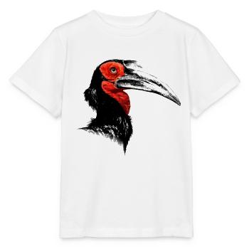 Southern Ground Hornbill - Stanley/Stella MINI CREATOR Kids’ T-Shirt - white - Front - Maike (125cm)
