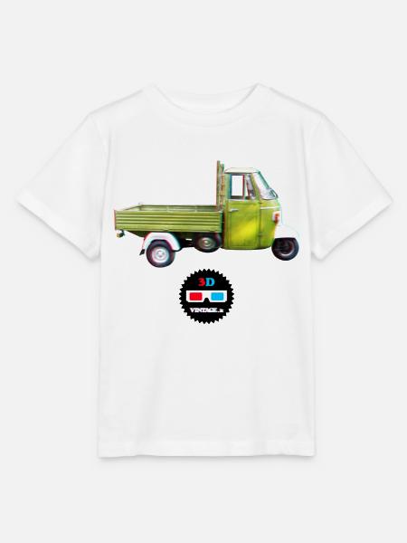 Vintage - Ape 3D - Stanley/Stella Kinder T-Shirt MINI CREATOR - Weiß