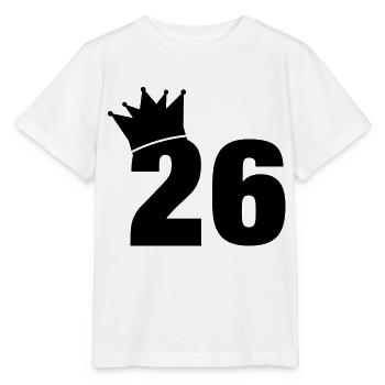 26_krone_f1 - Stanley/Stella Kinder T-Shirt MINI CREATOR  - Weiß - Vorne - Maike (125cm)