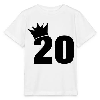 20_krone_f1 - Stanley/Stella Kinder T-Shirt MINI CREATOR  - Weiß - Vorne - Maike (125cm)