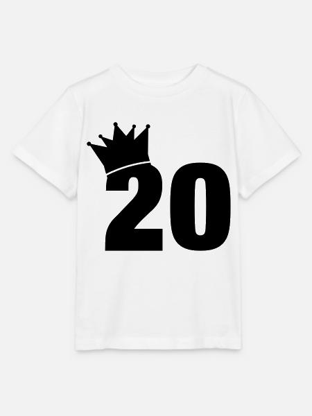 20_krone_f1 - Stanley/Stella Kinder T-Shirt MINI CREATOR  - Weiß