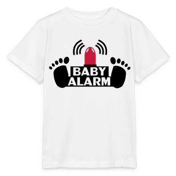 Enceinte,grossesse,bébé,alarme bébé,enfant,maman - T-shirt bio MINI CREATOR Stanley/Stella Enfant - blanc - Devant - Maike (125cm)