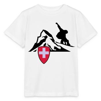 Matterhorn Zermatt Suisse - T-shirt bio MINI CREATOR Stanley/Stella Enfant - blanc - Devant - Maike (125cm)