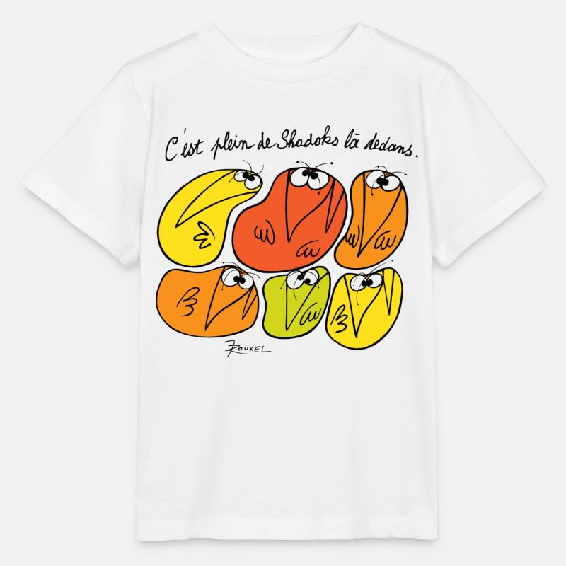 Le plein de Shadoks - T-shirt bio MINI CREATOR Stanley/Stella Enfant - blanc