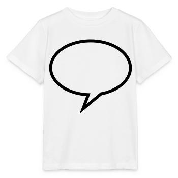 Speech Bubble - T-shirt bio MINI CREATOR Stanley/Stella Enfant - blanc - Devant - Maike (125cm)