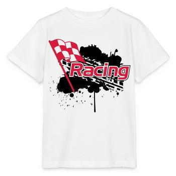 Racing - Stanley/Stella Kinder T-Shirt MINI CREATOR  - Weiß - Vorne - Maike (125cm)