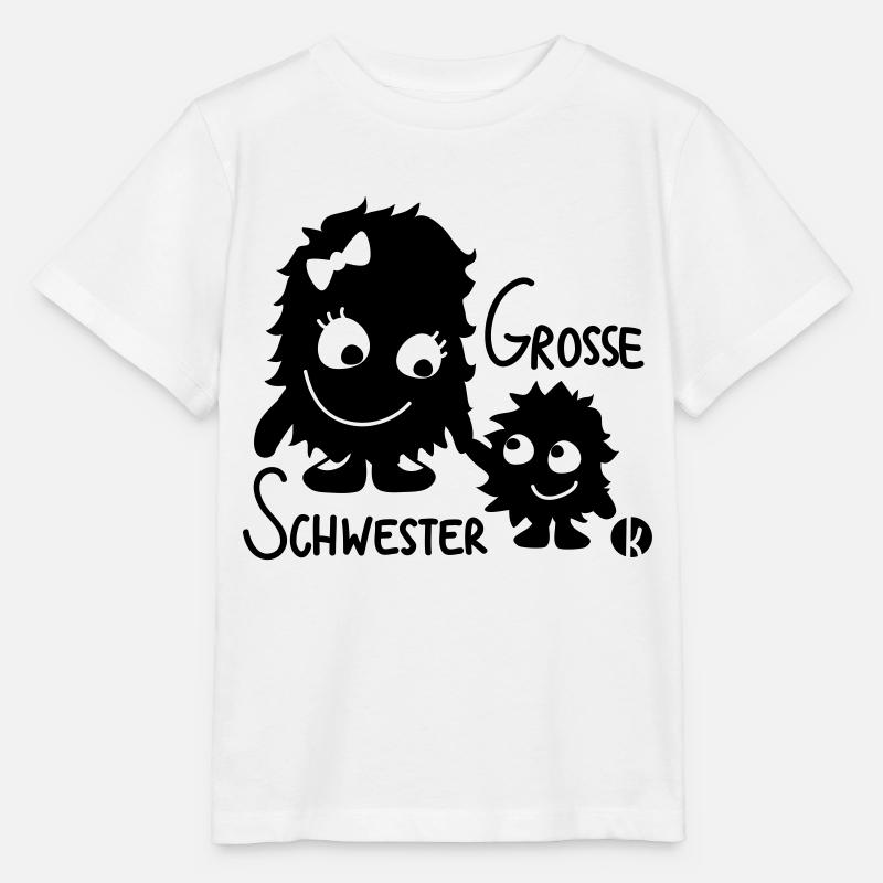 Große Schwester - Stanley/Stella Kinder T-Shirt MINI CREATOR  - Weiß