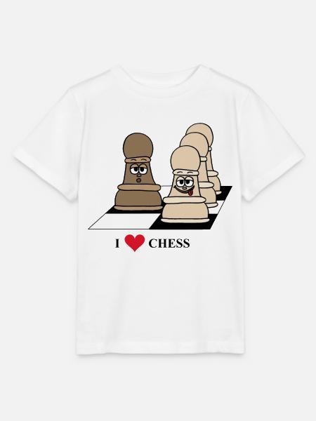 Schach, Bauer, Chess - Stanley/Stella Kinder T-Shirt MINI CREATOR - Weiß