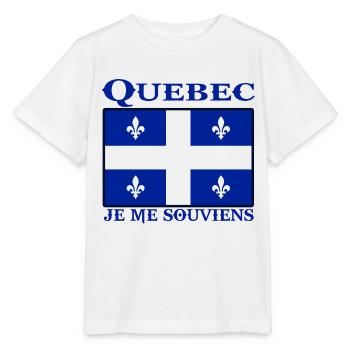 quebec je me souviens Montréal - T-shirt bio MINI CREATOR Stanley/Stella Enfant - blanc - Devant - Maike (125cm)