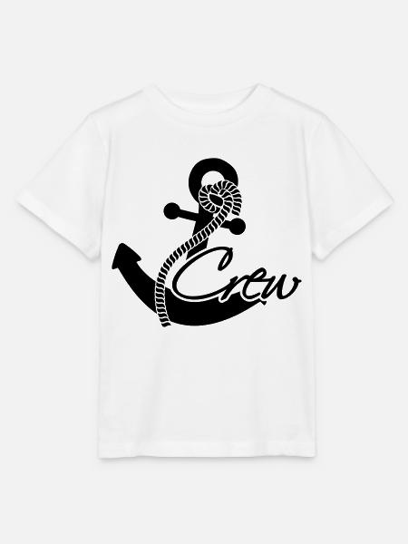 Crew Anker Abzeichen Rang - Stanley/Stella Kinder T-Shirt MINI CREATOR - Weiß