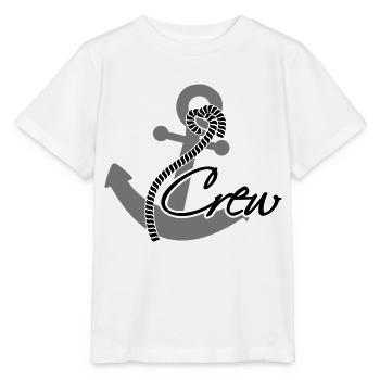 Crew Anker Abzeichen Rang - Stanley/Stella Kinder T-Shirt MINI CREATOR  - Weiß - Vorne - Maike (125cm)