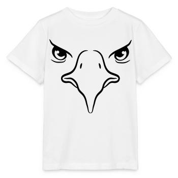 Adler schnabel adleraugen - Stanley/Stella Kinder T-Shirt MINI CREATOR  - Weiß - Vorne - Maike (125cm)