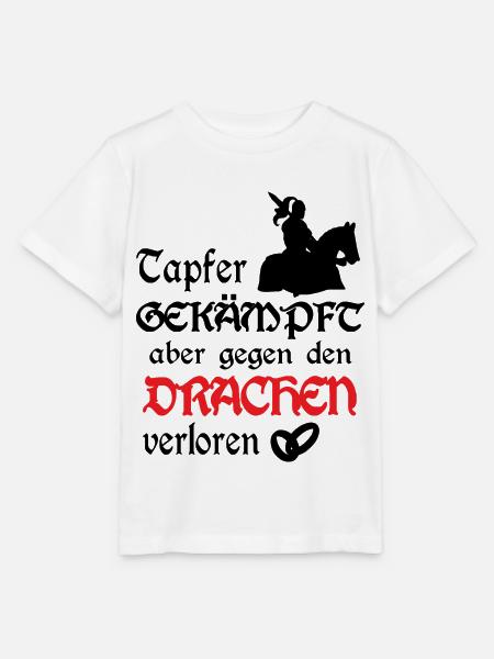 Hochzeit Junggesellenabschied Drache - Stanley/Stella Kinder T-Shirt MINI CREATOR - Weiß