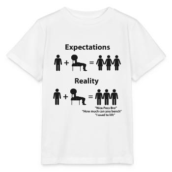 Bodybuilding Fitness Workout Gym Bodybuilder lustig - Stanley/Stella Kinder T-Shirt MINI CREATOR  - Weiß - Vorne - Maike (125cm)
