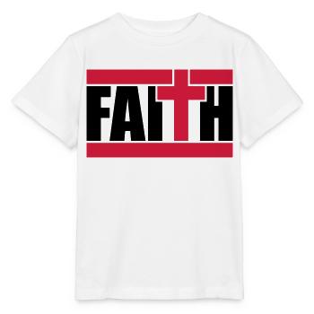 Religion Logo Text - Stanley/Stella MINI CREATOR Kids’ T-Shirt - white - Front - Maike (125cm)