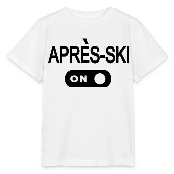 Ski Skiing Après-Ski - Stanley/Stella MINI CREATOR Kids’ T-Shirt - white - Front - Maike (125cm)