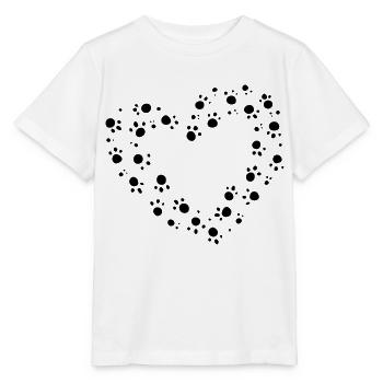 Animal Love Heart for Animals Animal Welfare Shelter - Stanley/Stella MINI CREATOR Kids’ T-Shirt - white - Front - Maike (125cm)