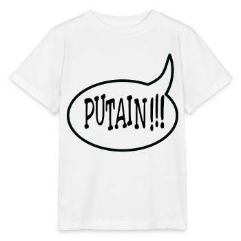 Putain !!! - T-shirt bio MINI CREATOR Stanley/Stella Enfant - blanc - Devant - Maike (125cm)
