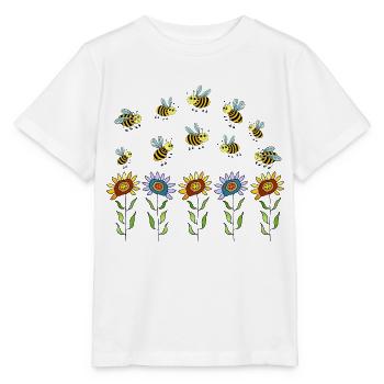 Insectes - T-shirt bio MINI CREATOR Stanley/Stella Enfant - blanc - Devant - Maike (125cm)