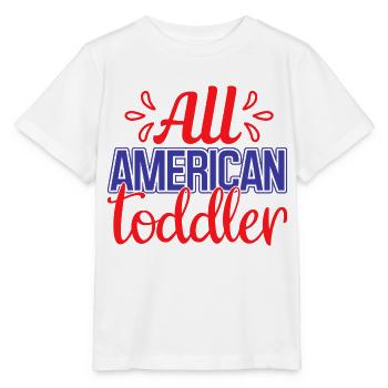 All American Toddler - Stanley/Stella MINI CREATOR Kids’ T-Shirt - white - Front - Maike (125cm)