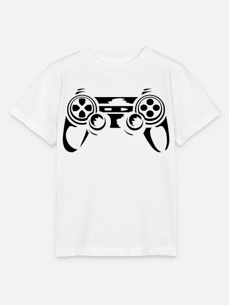 Controller Retro Konsole Gamer - Stanley/Stella Kinder T-Shirt MINI CREATOR - Weiß