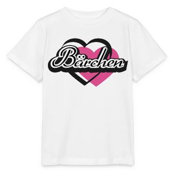 Kosename Bärchen Herz - Stanley/Stella Kinder T-Shirt MINI CREATOR  - Weiß - Vorne - Maike (125cm)