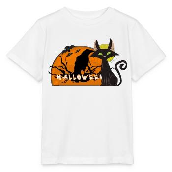 Halloween -Tierwelt - Stanley/Stella Kinder T-Shirt MINI CREATOR  - Weiß - Vorne - Maike (125cm)