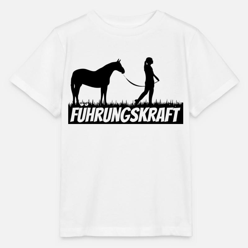Führungskraft Pferd - Stanley/Stella Kinder T-Shirt MINI CREATOR - Weiß