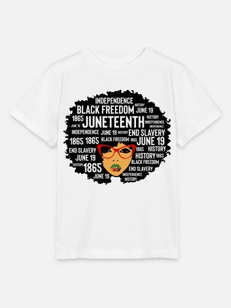 BLACK Geschichte Monat Design - Stanley/Stella Kinder T-Shirt MINI CREATOR - Weiß