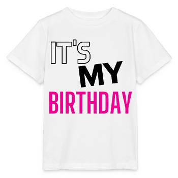 Geburstag I Its my Birthday - Stanley/Stella Kinder T-Shirt MINI CREATOR  - Weiß - Vorne - Maike (125cm)