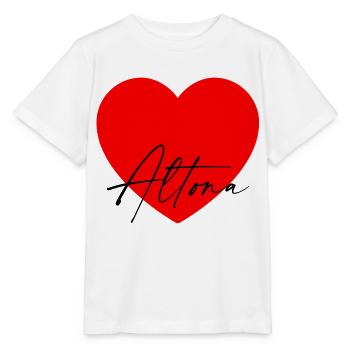 i Love Altona - Stanley/Stella Kinder T-Shirt MINI CREATOR  - Weiß - Vorne - Maike (125cm)