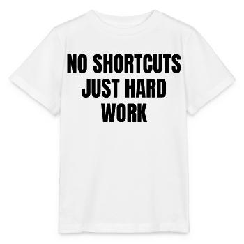 Hard Work - Stanley/Stella MINI CREATOR Kids’ T-Shirt - white - Front - Maike (125cm)