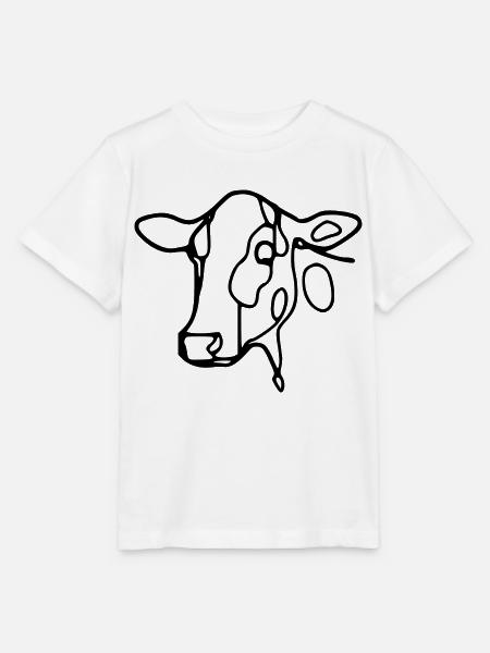 Kuhkopf - Stanley/Stella Kinder T-Shirt MINI CREATOR  - Weiß