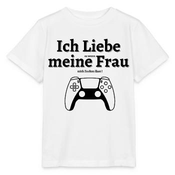 Ich liebe meine Frau - Stanley/Stella Kinder T-Shirt MINI CREATOR  - Weiß - Vorne - Maike (125cm)