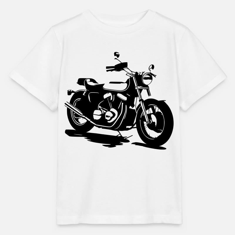 MOTO CLASSIQUE - T-shirt bio MINI CREATOR Stanley/Stella Enfant - blanc