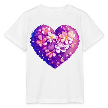 Fiançailles Saint-Valentin Mariage Amour Fête des mères - T-shirt bio MINI CREATOR Stanley/Stella Enfant - blanc - Devant - Maike (125cm)