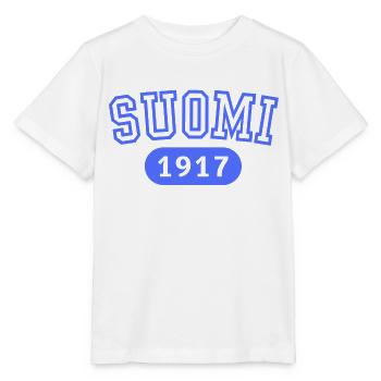 Finlande Finlande 1917 - T-shirt bio MINI CREATOR Stanley/Stella Enfant - blanc - Devant - Maike (125cm)