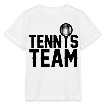 Tennis Team - Stanley/Stella MINI CREATOR Kids’ T-Shirt - white - Front - Maike (125cm)