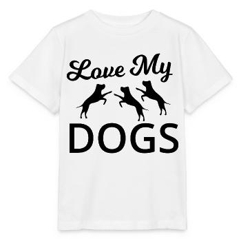 Hund Dog - Stanley/Stella Kinder T-Shirt MINI CREATOR  - Weiß - Vorne - Maike (125cm)