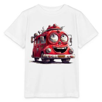 Who didn't want to be a firefighter as a child - Stanley/Stella MINI CREATOR Kids’ T-Shirt - white - Front - Maike (125cm)