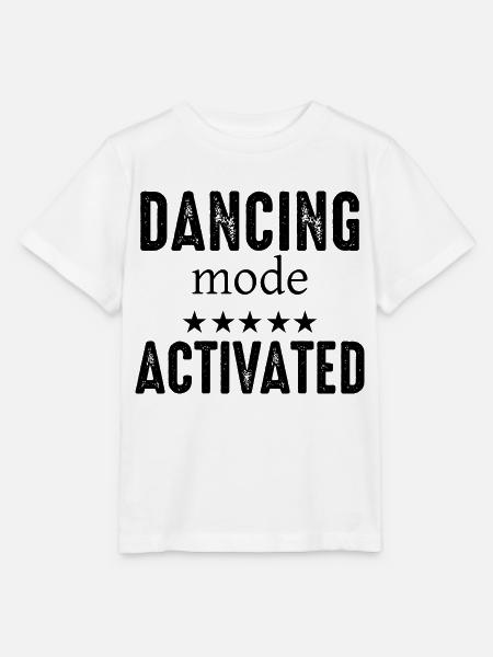 Dancing Dance Music - Stanley/Stella Kinder T-Shirt MINI CREATOR  - Weiß