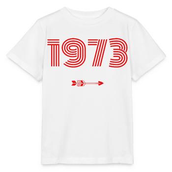 Né en 1973 - T-shirt bio MINI CREATOR Stanley/Stella Enfant - blanc - Devant - Maike (125cm)