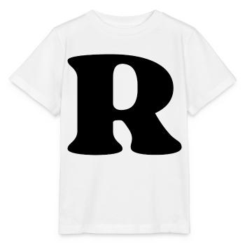 Buchstabe r - Stanley/Stella Kinder T-Shirt MINI CREATOR  - Weiß - Vorne - Maike (125cm)