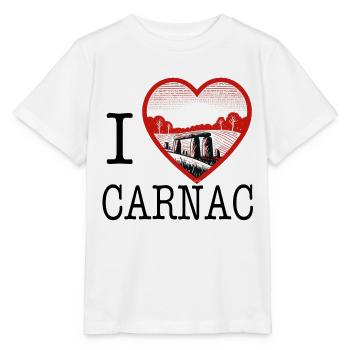I love Carnac von I Love Bretagne - Stanley/Stella Kinder T-Shirt MINI CREATOR  - Weiß - Vorne - Maike (125cm)