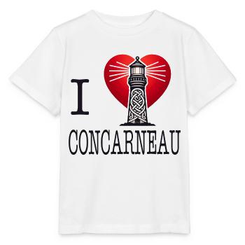 I Love Concarneau von I Love Bretagne - Stanley/Stella Kinder T-Shirt MINI CREATOR  - Weiß - Vorne - Maike (125cm)