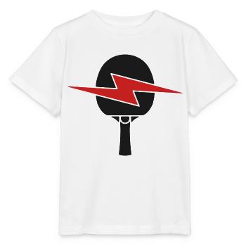 Tischtennisschläger - Stanley/Stella Kinder T-Shirt MINI CREATOR  - Weiß - Vorne - Maike (125cm)
