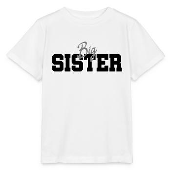 Big Sister - große Schwester - Stanley/Stella Kinder T-Shirt MINI CREATOR  - Weiß - Vorne - Maike (125cm)